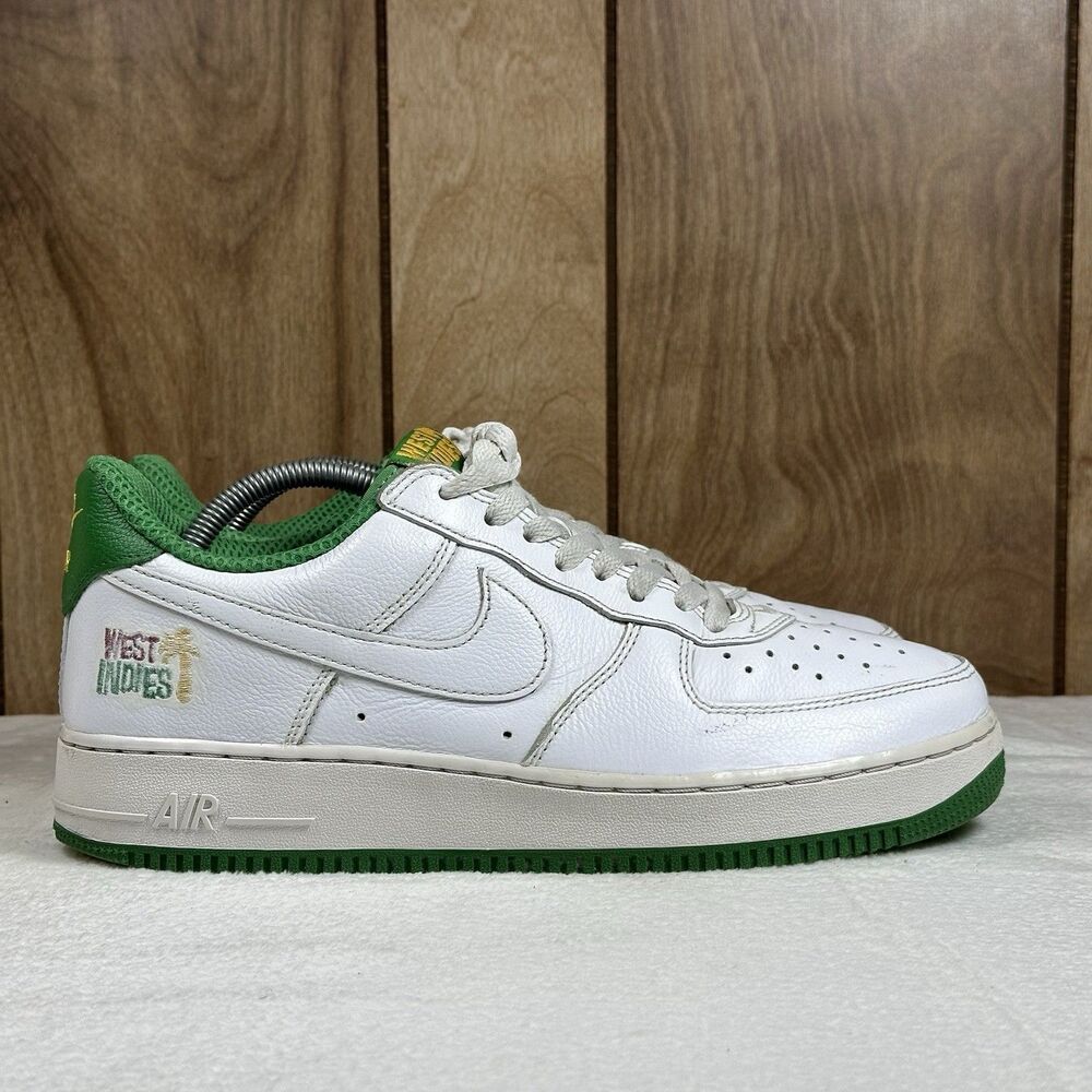 Nike Air Force 1 Low West Indies White Green‎ 2022 DX1156-100 Men’s Size 10